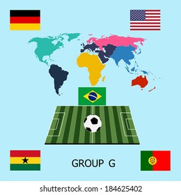 Group G - Germany, Portugal, Ghana, USA