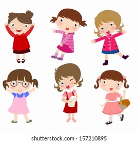 group of girls