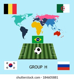 Group H - Belgium, Algeria , Russia, South Korea