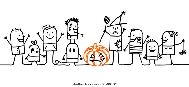 group and Halloween