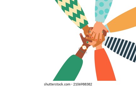 El grupo se une a los diversos pueblos multiétnicos y multiculturales. Gente de la diversidad.
