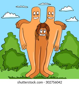 Group of happy friends