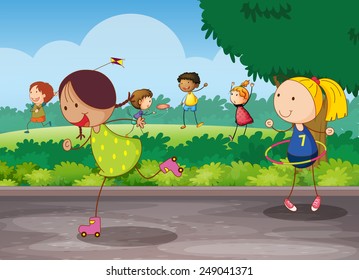A group of of happy kids