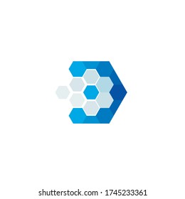 Group of Hexagons logo / icon design