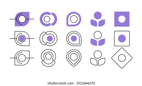 Group icon. abstract play camera. vector image .