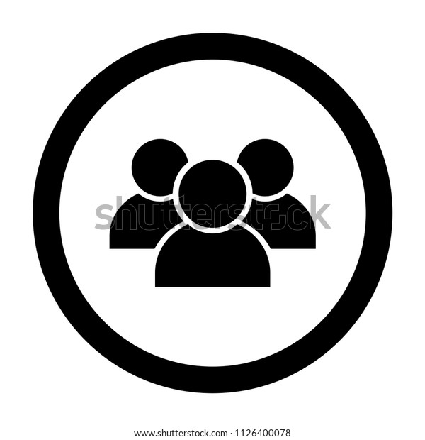 Group Icon Button Stock Vector (Royalty Free) 1126400078 | Shutterstock