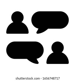 group icon chat communication discussion message