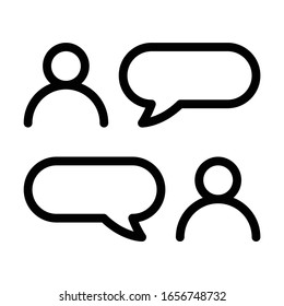 mensaje de discusión de comunicación de chat de grupo