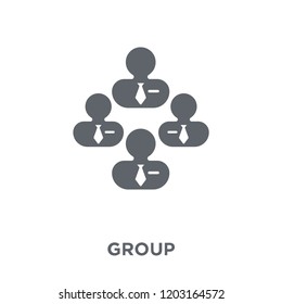 Group icon. Group design concept from Human resources collection. Simple element vector illustration on white background.