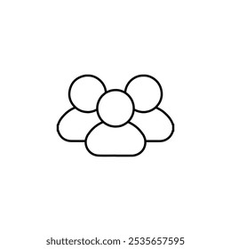 símbolo aislado del logotipo plano del grupo
