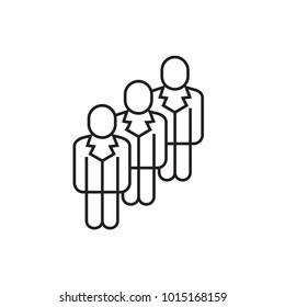 group icon illustration isolated vector sign symbol