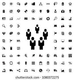 group icon illustration isolated vector sign symbol