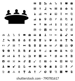 Group icon illustration isolated vector sign symbol. editable company icons vector set.