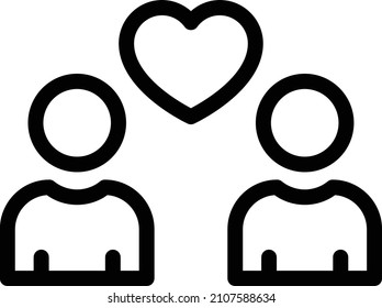 group Icon isolated on white background. Vector illustration. Eps10. Vector icon for website design and app