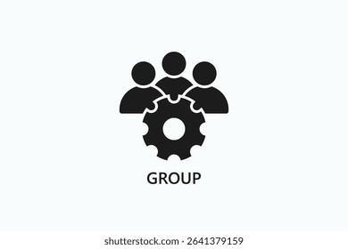 Group Icon Or Logo Isolated Illustration