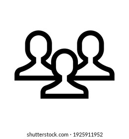 group icon or logo isolated sign symbol vector illustration - high quality black style vector icons
