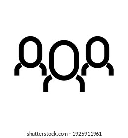 group icon or logo isolated sign symbol vector illustration - high quality black style vector icons
