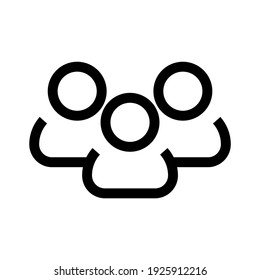 group icon or logo isolated sign symbol vector illustration - high quality black style vector icons
