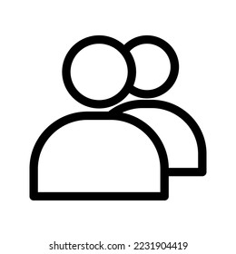 group icon on white background