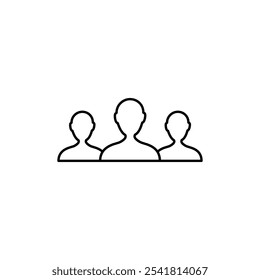 Gruppensymbol Gliederungsvektor für Web-UI