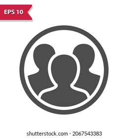 Group Icon. Professional, pixel perfect icon, EPS 10 format.
