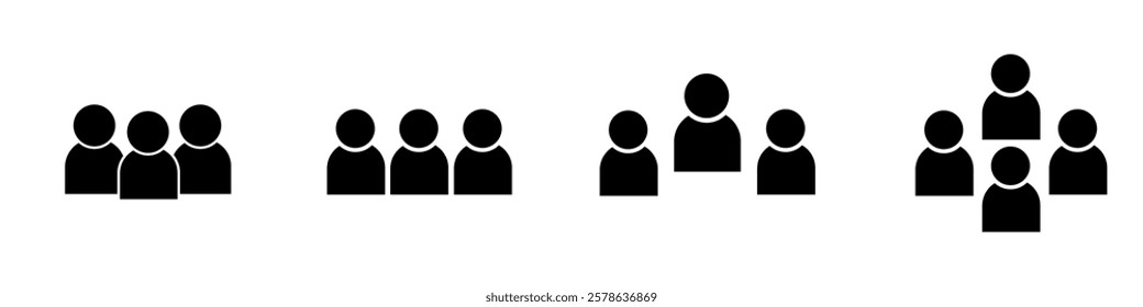 group icon. group icon set