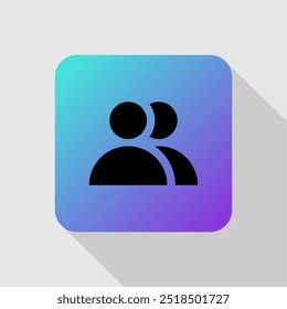 Group icon of several people for organ