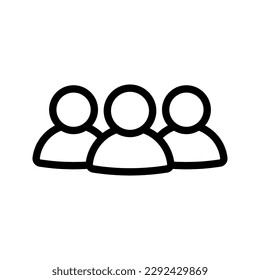 Group icon. sign for mobile concept and web design. vector illustration