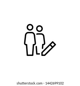 group icon sign signifier vector