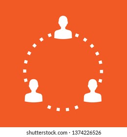 Group icon, stock vector illustration, EPS10.