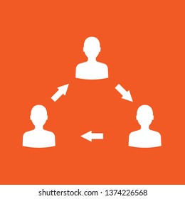 Group icon, stock vector illustration, EPS10.