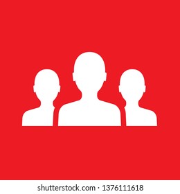 Group icon, stock vector illustration, EPS10.