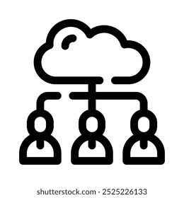 group icon with style outline