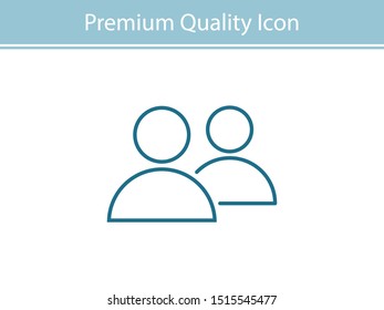 Group icon, team symbol, social, teamwork icon. People vector illustration