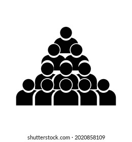 group icon, teamwork icon, vector symbol illustration