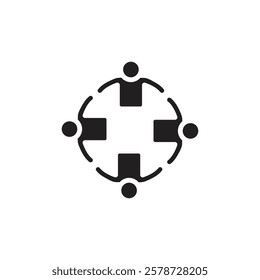 Group icon Thin line art collection