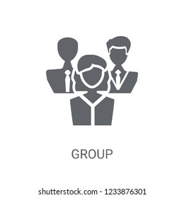 Group icon. Trendy Group logo concept on white background from Human Resources collection