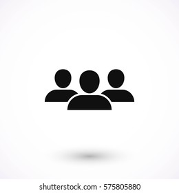Group icon vector, flat design best vector icon