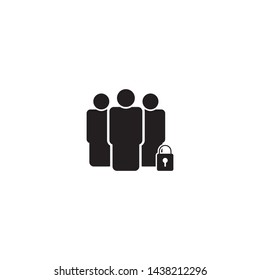 group icon vector. group vector graphic illustration