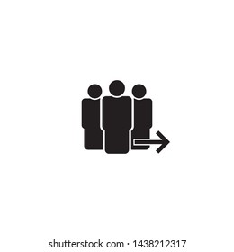 group icon vector. group vector graphic illustration