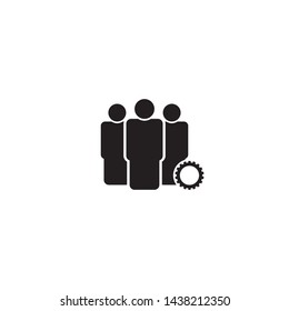 group icon vector. group vector graphic illustration