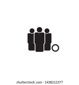 group icon vector. group vector graphic illustration