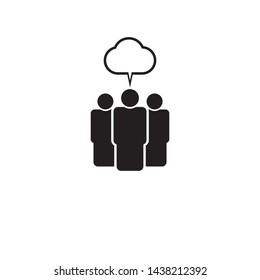 group icon vector. group vector graphic illustration