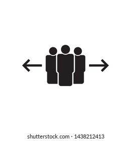 group icon vector. group vector graphic illustration