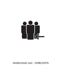 group icon vector. group vector graphic illustration