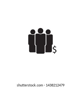 group icon vector. group vector graphic illustration