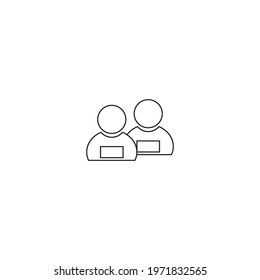 Group icon. Vector illustration can be used for web and mobile graphic design, logo. 