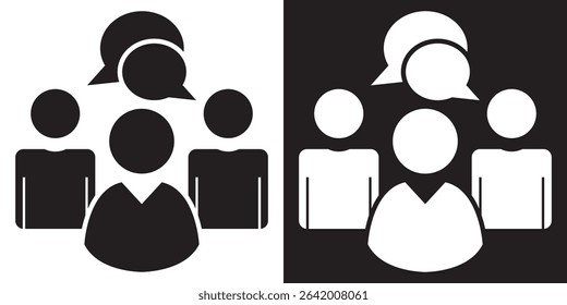 Group icon. Vector illustration. EPS 10 AI