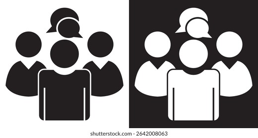 Group icon. Vector illustration. EPS 10 AI