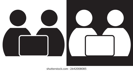 Group icon. Vector illustration. EPS 10 AI